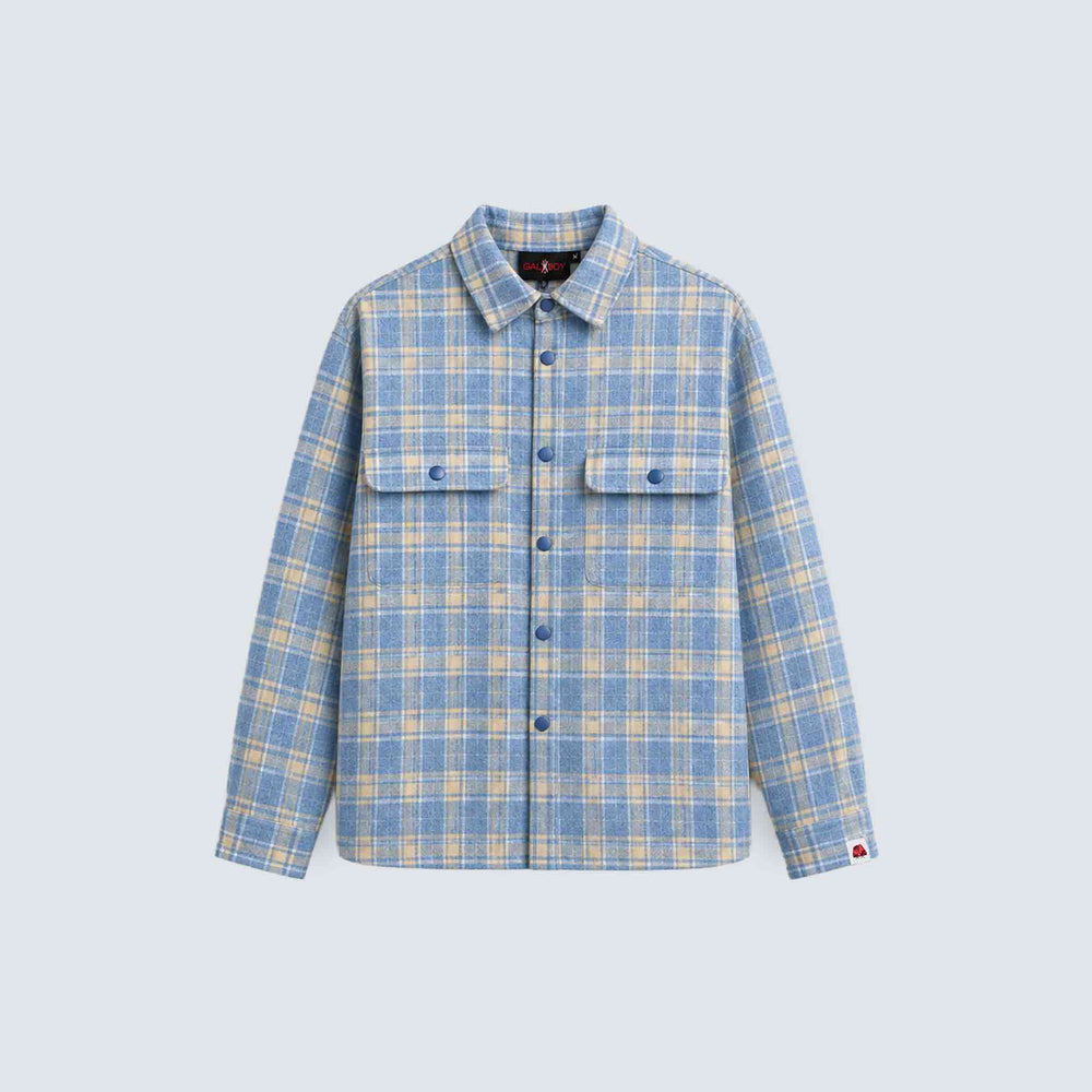 COASTAL BLUE FLANNEL SHIRT